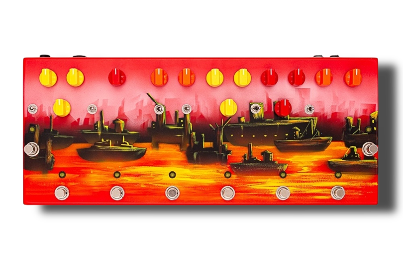 “Harbour Flames” Pink Flow